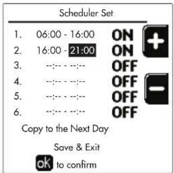 FERROLI Opera - Time programming - 10