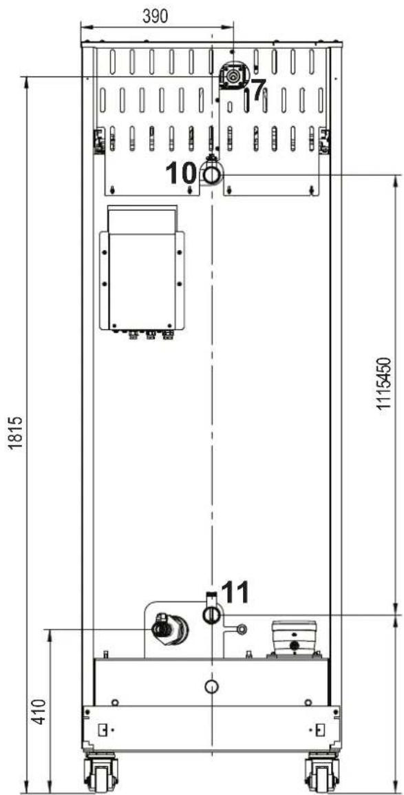 FERROLI Opera - Dimensions, connections and main components - 5