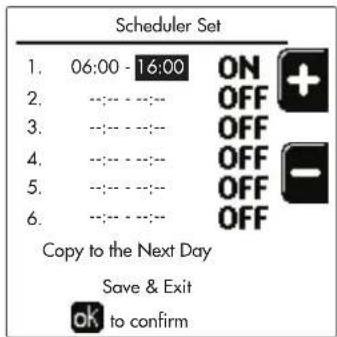 FERROLI Opera - Time programming - 6