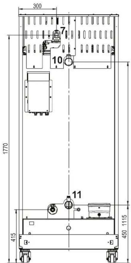 FERROLI Opera - Views for the model 160 and 220 - 3