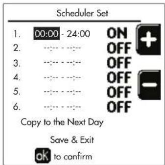 FERROLI Opera - Time programming - 4