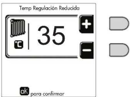 FERROLI Opera - Reducción de la temperatura de calefacción - 2