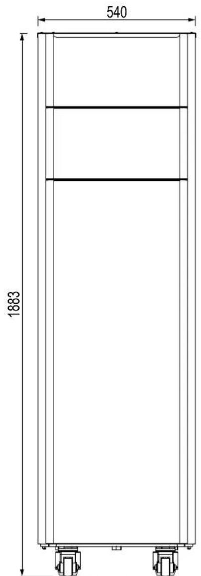 FERROLI Opera - Dimensions, connections and main components - 1