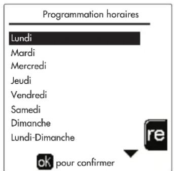 FERROLI Opera - Programmation horaire - 11