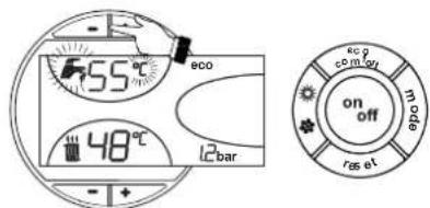 FERROLI Atlas D ECO 34 COND SI UNIT - Regeling van temperatuur sanit water - 1