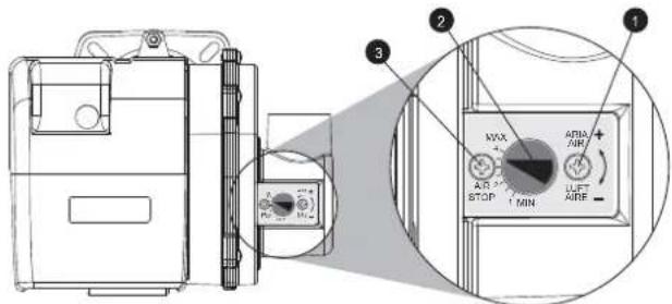 FERROLI Atlas D ECO 34 COND SI UNIT - Air damper adjustment - 1