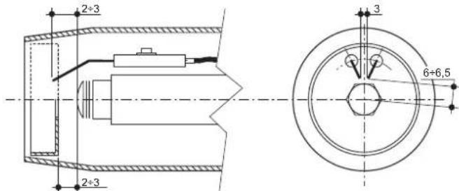 FERROLI Atlas D ECO 34 COND SI UNIT - Position of electrodes - baffle - 1