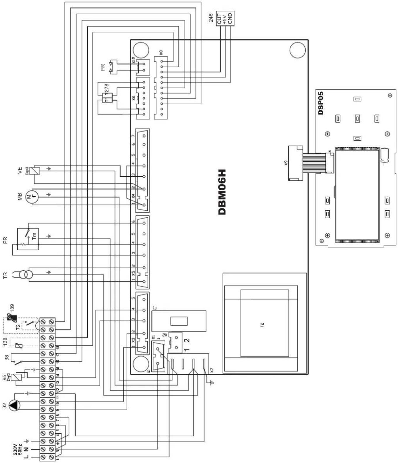 FERROLI Atlas D ECO 34 COND SI UNIT - SchematElektryczny - 1