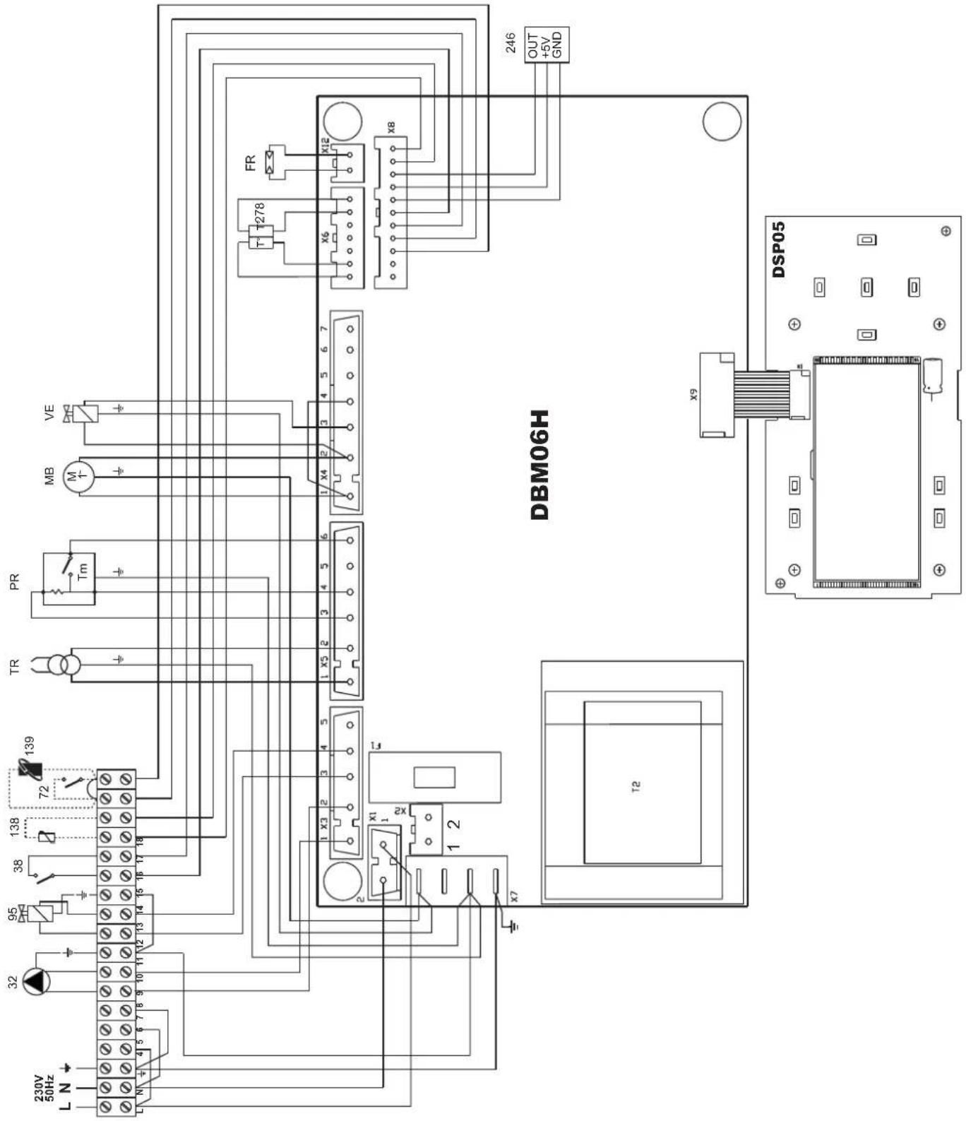 FERROLI Atlas D ECO 34 COND SI UNIT - Wiring diagram - 1