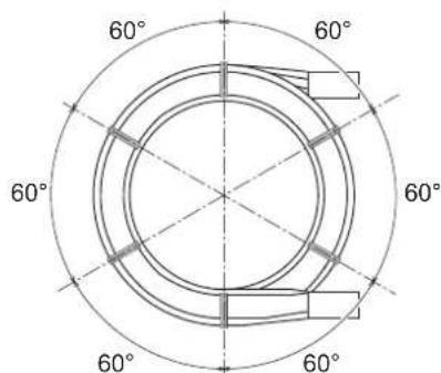 FERROLI Atlas D ECO 34 COND SI UNIT - Positioning of combs - 2