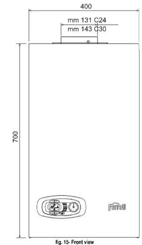 FERROLI DIVAtech D LN C24 - TECHNICAL DATA AND CHARACTERISTICS - 1
