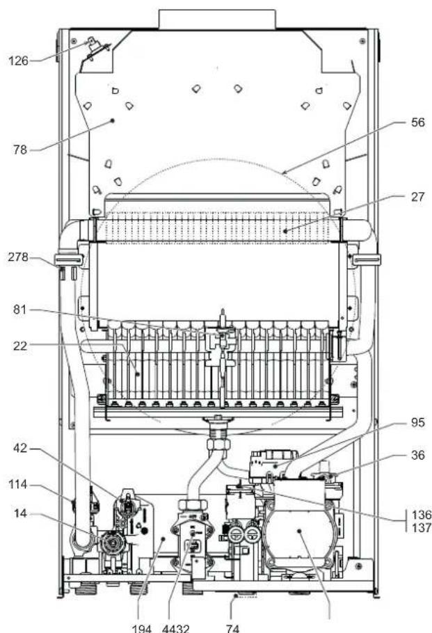 FERROLI DIVAtech D LN C24 - Dimensioni e attacchi - 7