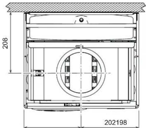FERROLI DIVAtech D LN C24 - Dimensioni e attacchi - 5
