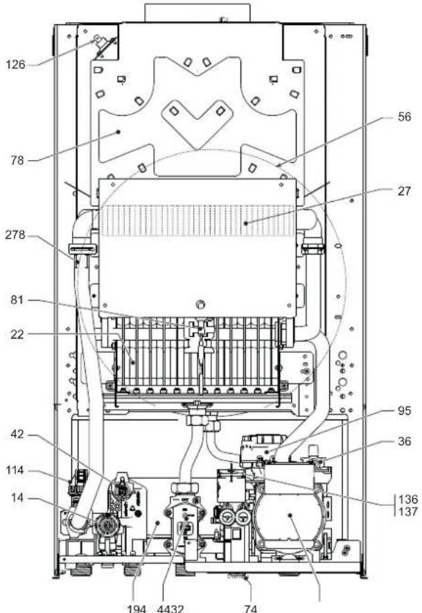 FERROLI DIVAtech D LN C24 - Tableau 3-Legende,fig.20,fig.21 et fig.22 - 6