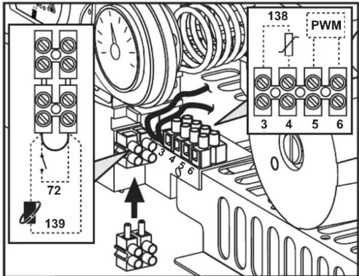 FERROLI DIVAtech D LN C24 - Accès au bornier électriche - 1