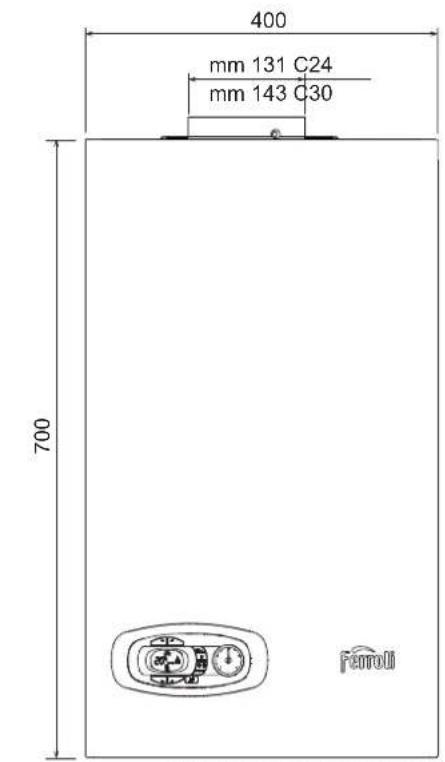 FERROLI DIVAtech D LN C24 - Tableau 3-Legende,fig.20,fig.21 et fig.22 - 1