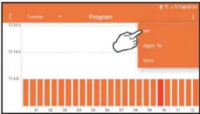 FERROLI Connect - Mode « Programmation hebdomadaire » - 3