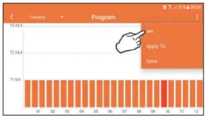 FERROLI Connect - Weekly programming mode - 3