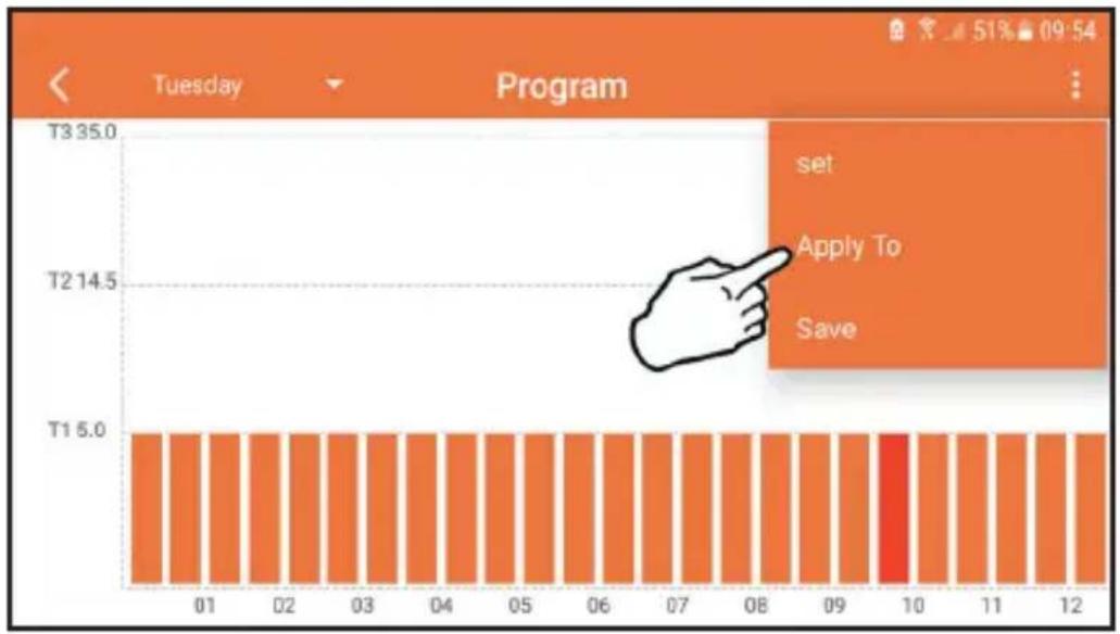 FERROLI Connect - Tryb „Programowanie tygodniowe" - 7