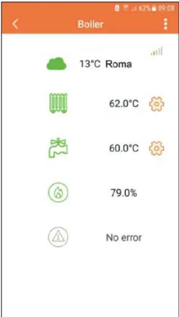 FERROLI Connect - The possible modes are: - 7