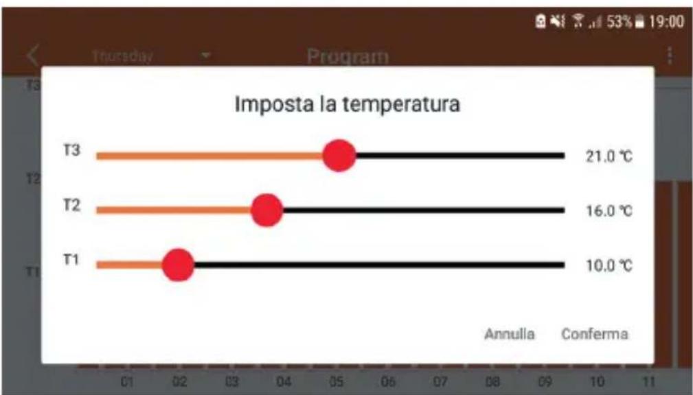 FERROLI Connect - Weekly programming mode - 4