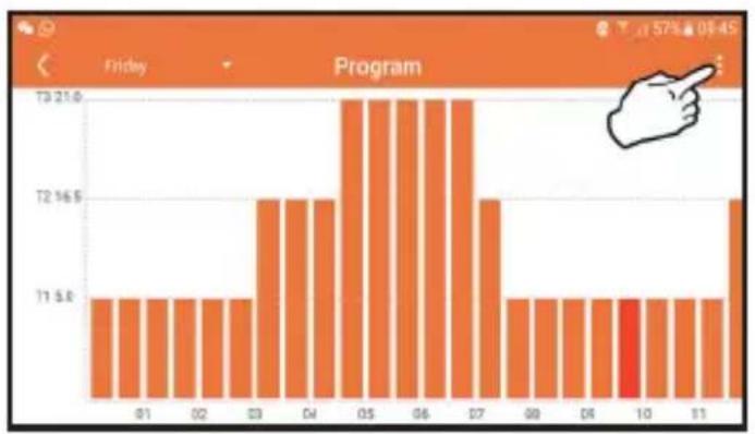 FERROLI Connect - Weekly programming mode - 2
