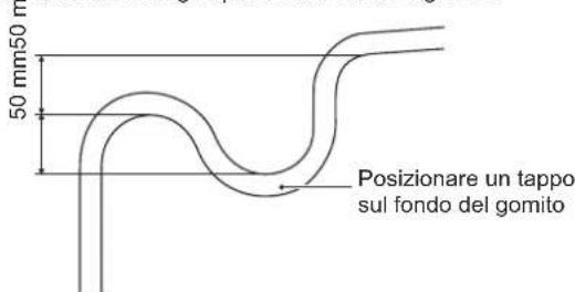 FERROLI Jolly Top - 3) Fissare il tubo a gomito - 1