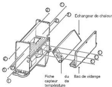 FERROLI Jolly Top - 7) Si l'échangeur de chaleur doit être remplacé, suivez les étapes ci-dessous : - 3