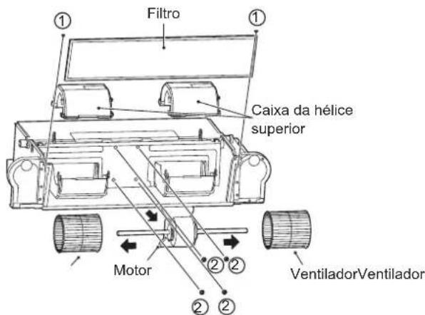 FERROLI Jolly Top - 6) Se o motor precisar de ser substituído, siga os passos abaixo: - 2