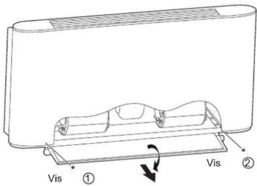 FERROLI Jolly Top - 1) Nettoyage du filtre à air - 1
