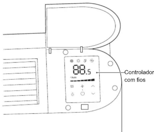 FERROLI Jolly Top - Posição de instalação do controlador com fios - 2