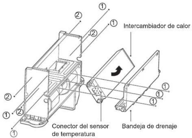 FERROLI Jolly Top - 4) Cómo cambiar la unidad de la conexión izquierda a la conexión derecha - 2