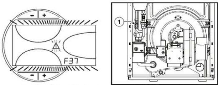 FERROLI Atlas D Eco Si Unit - Hydraulic system pressure adjustment - 1