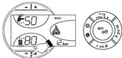 FERROLI Atlas D Eco Si Unit - TEST modus inschakelen - 1