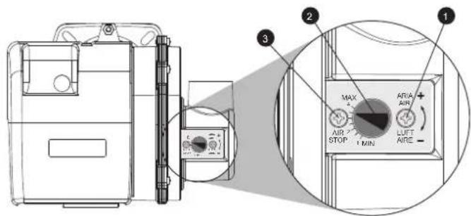 FERROLI Atlas D Eco Si Unit - Réglage de la vanne d'air - 1