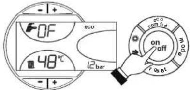 FERROLI Atlas D Eco Si Unit - Turning the boiler off - 2