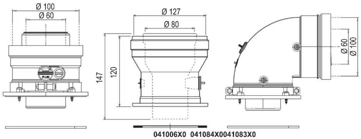 FERROLI Bluehelix Top RRT K 50 - Installation de type C10 - 2