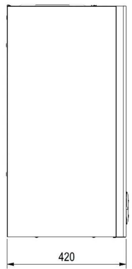 FERROLI Bluehelix Top RRT K 50 - Dimensions et raccords - 2