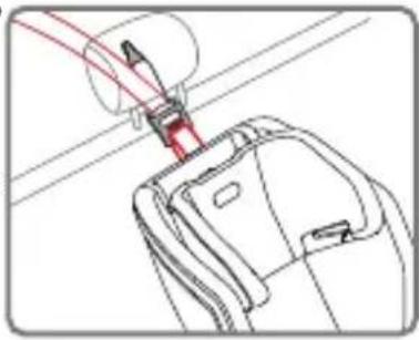 Foppapedretti Tourist - Installing the car seat in Group I for children weighing between 9 and 18kg , with the ISOFIX anchoring system and Top Tether - 1