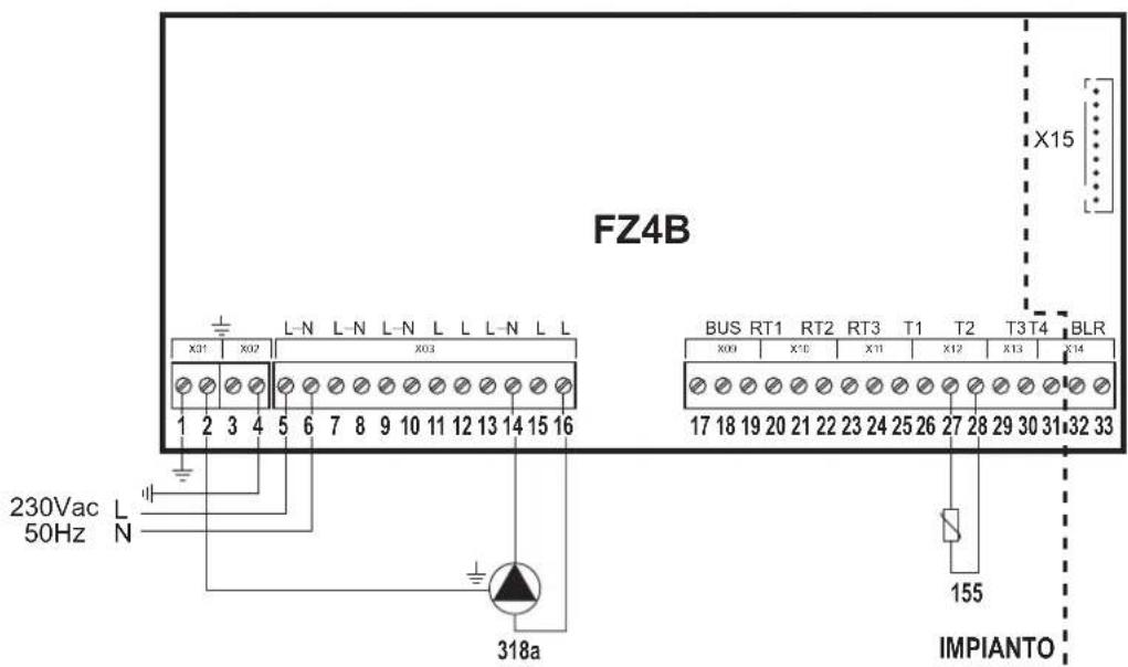 FERROLI FZ4 - Elektrische Anschlüsse - 1