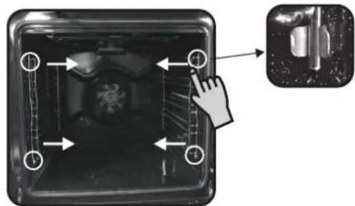ROSIERES RFZ 327 IN - Removing And Cleaning Wire Racks - 1