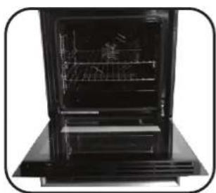 ROSIERES RFZ 327 IN - CLEANING THE DOOR GLASS - 2