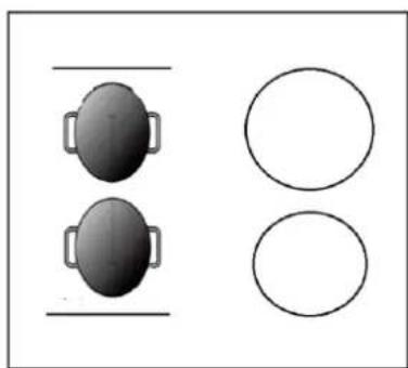 ROSIERES RTP 644 C - Als twee onafhankelijkke zones - 2