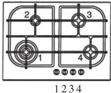 ROSIERES RTG 95 SQF IN - Adaptação a diversostips de gás - 134