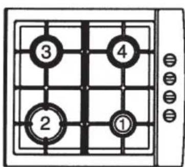 ROSIERES RTG 95 SQF IN - Adaptação a diversostips de gás - 94