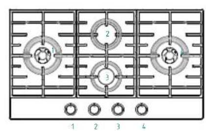 ROSIERES RTG 95 SQF IN - Elektrische kookplaten/Glaskeramik verwarmings-elementen - 45