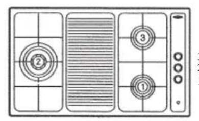 ROSIERES RTG 95 SQF IN - Elektrische kookplaten/Glaskeramik verwarmings-elementen - 69