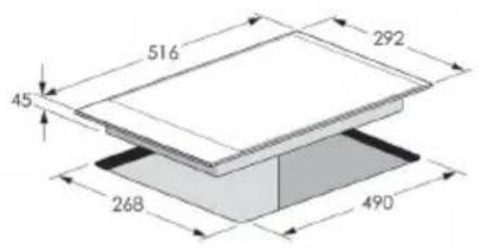 ROSIERES RTG 95 SQF IN - Elektrische kookplaten/Glaskeramik verwarmings-elementen - 9