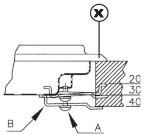 ROSIERES RTG 95 SQF IN - Adaptação a diversostips de gás - 56