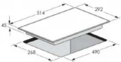 ROSIERES RTG 95 SQF IN - Elektrische kookplaten/Glaskeramik verwarmings-elementen - 15
